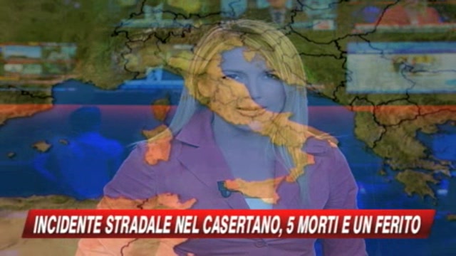 Incidente stradale nel Casertano, 5 morti e un ferito