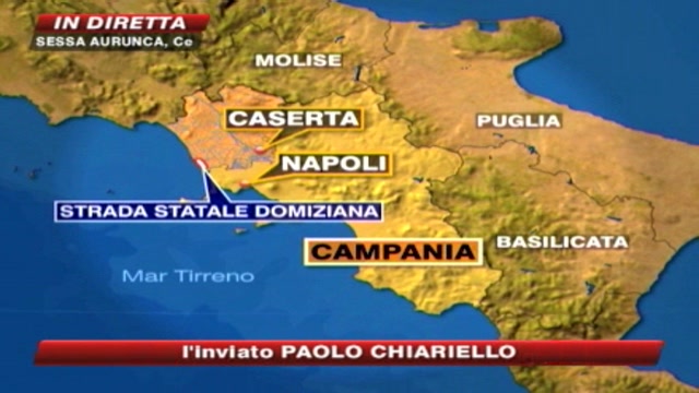 Incidente stradale nel Casertano, 5 morti e un ferito