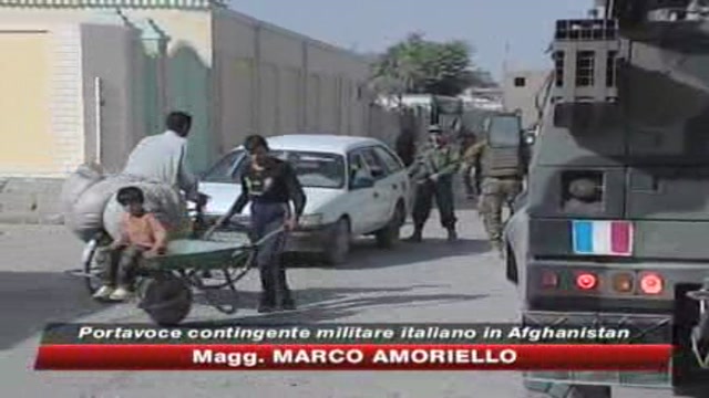 Afghanistan, ordigno contro militari italiani  