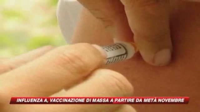 Influenza A, a novembre il vaccino
