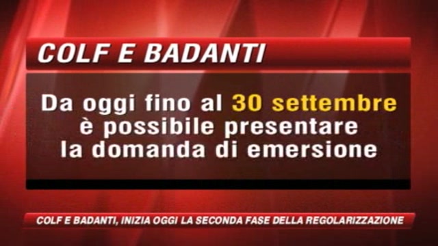 Sanatoria badanti, da oggi a fine mese per regolarle