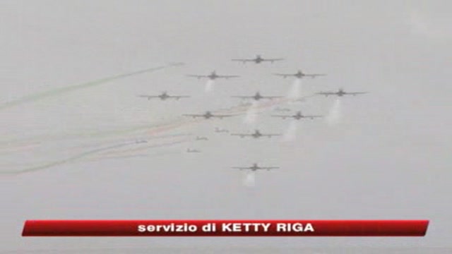 Libia, Frecce Tricolore, polemiche sul fumo verde

