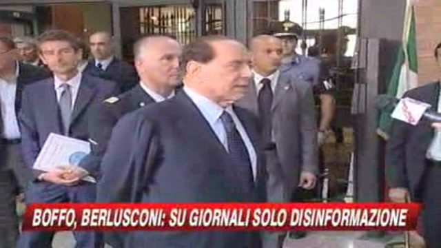 04-09-2009 - Berlusconi: Povera Italia con questa stampa