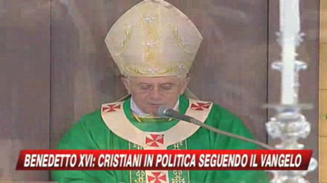 Papa: I cristiani si impegnino in politica 