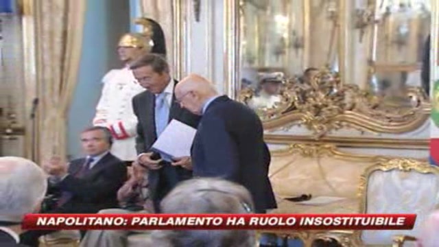 Napolitano difende Parlamento: Ruolo insostituibile