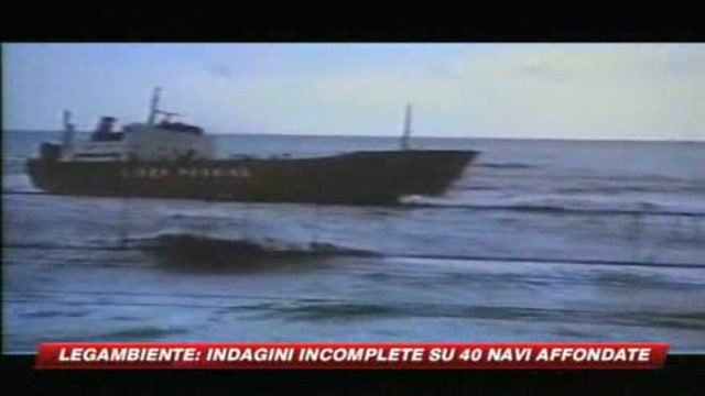 Relitto Cetraro, Legambiente: 40 casi di navi sospette 