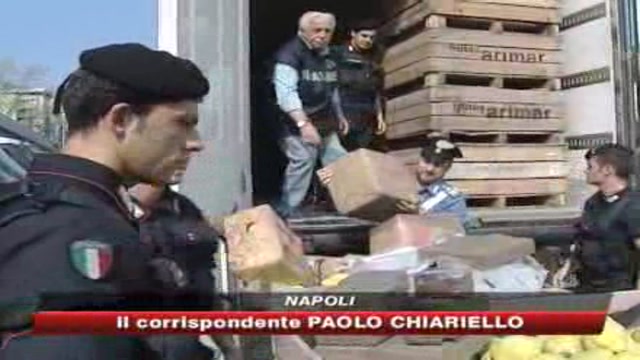 Napoli, maxisequestro di hashish: 4 arresti