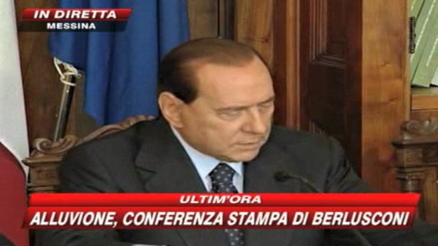 Messina, Berlusconi: nubifragio previsto, daremo 1 mld