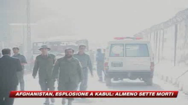 Afghanistan, forte esplosione a Kabul: vittime