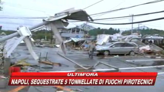 Il tifone Melor colpisce il Giappone: trasporti in tilt