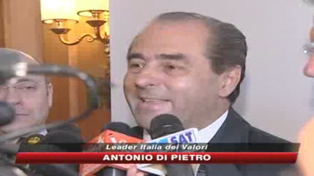 Lodo Alfano, Di Pietro insiste: Berlusconi si dimetta