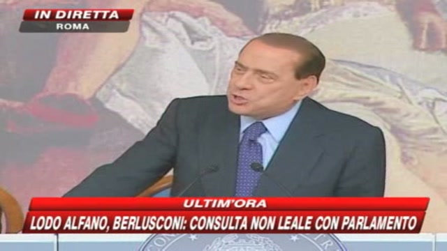 Berlusconi: La stroia di Napolitano è di sinistra
