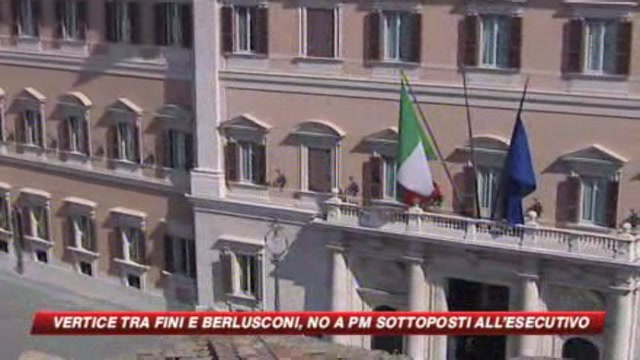Chiarimento sulla giustizia tra Fini e Berlusconi