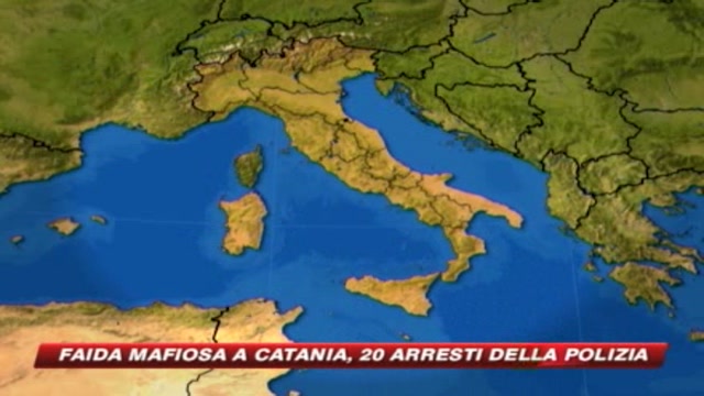Faida mafiosa a Catania, 20 arresti
