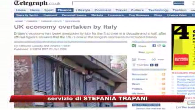 L'Italia esce dalla crisi meglio della Gran Bretagna