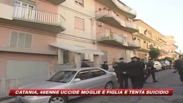 Catania, uccide moglie e figlia a coltellate