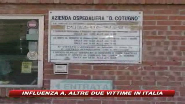 Influenza A, ancora due vittime in Italia 