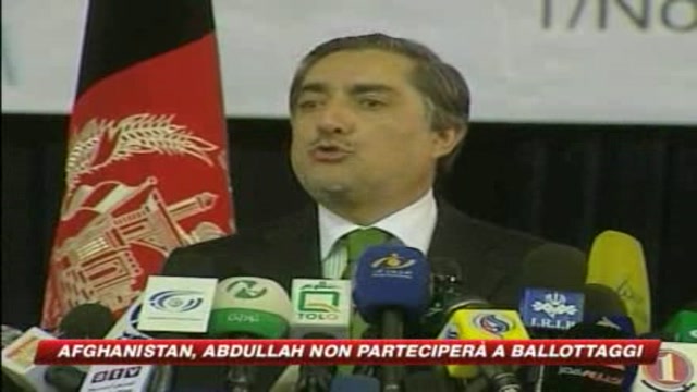 Kabul, Abdullah non accetta il ballottaggio con Karzai