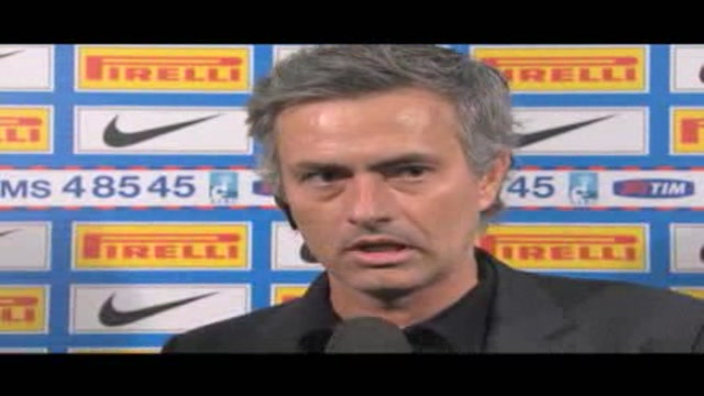 Inter, Mourinho: brutta  partita e arbitro contro