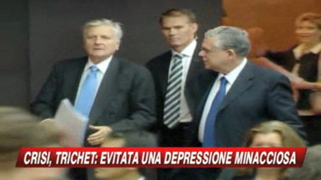 Trichet: evitata una depressione minacciosa