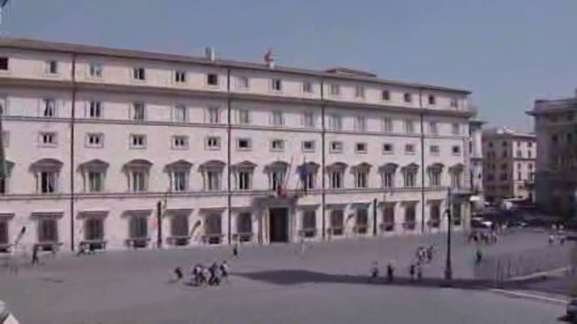 Premier dorme a Palazzo Chigi per motivi di sicurezza