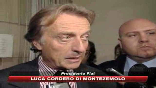 Montezemolo: Napolitano ha ragione sul fare squadra