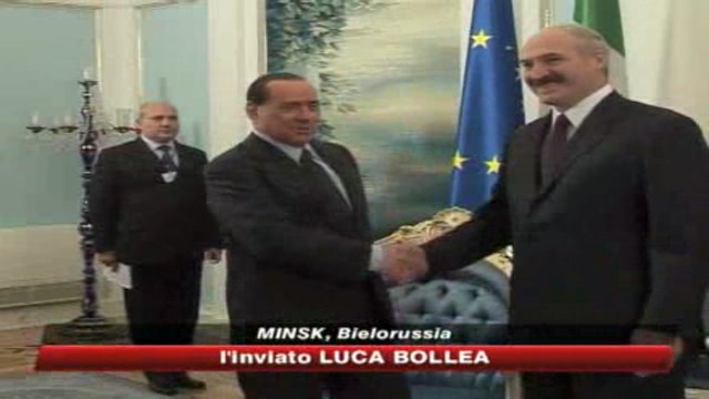 Minsk, Berlusconi loda l'ultimo grande dittatore