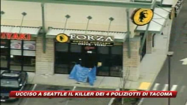 Usa, ucciso dalla polizia il killer di Tacoma