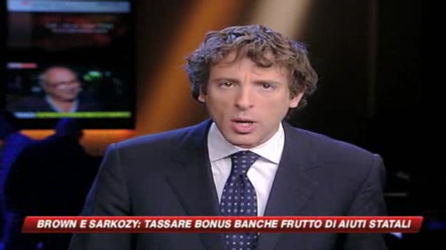 Brown e Sarkozy: tassa speciale per i bonus bancari

