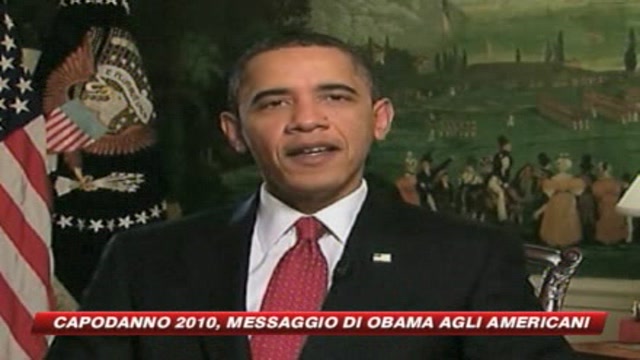 Capodanno 2010, il messaggio di Barack Obama