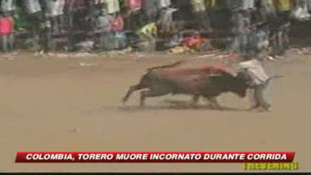 Corrida in Colombia: morto il torero 