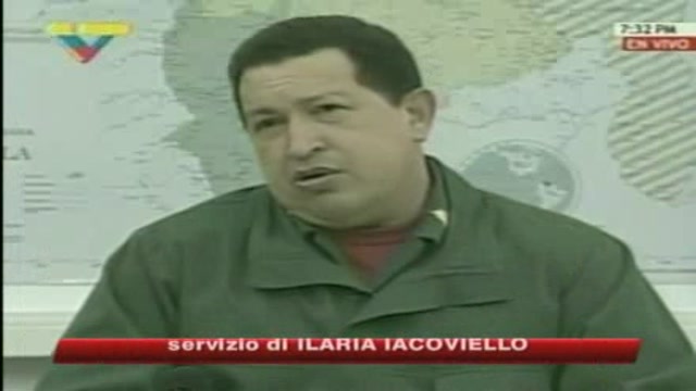 Chavez punta il dito contro gli Stati Uniti