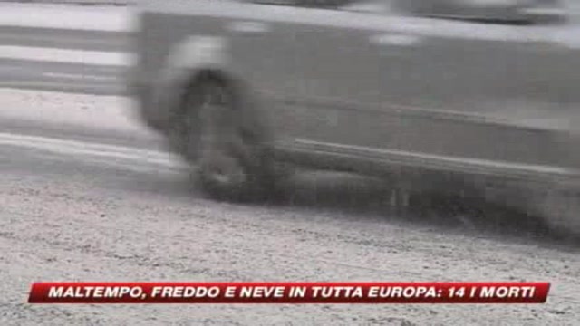Europa nel gelo: 14 vittime per ghiaccio e neve