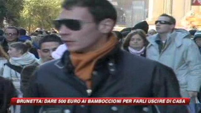 Brunetta: 500 euro per i Bamboccioni