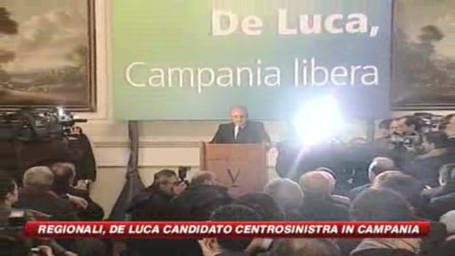 Regionali Campania, Pd candida De Luca ma l'Idv dice no
