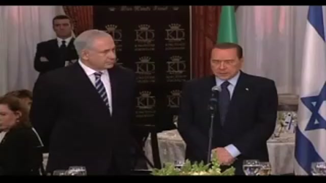 Berlusconi: mi sento vicino alla dolorosa storia di Israele