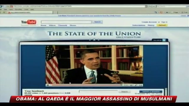 Obama su Youtube: Al Qaeda e Guantanamo