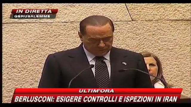 Intervento di Silvio Berlusconi alla Knesset - parte 5