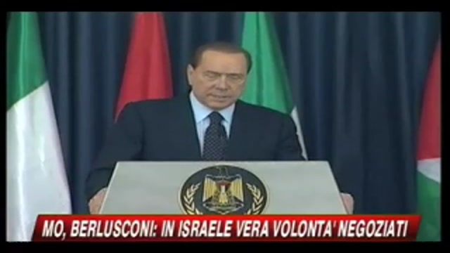 Incontro tra Berlusconi e Abu Mazen