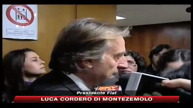 Intervento di Montezemolo su questione Fiat