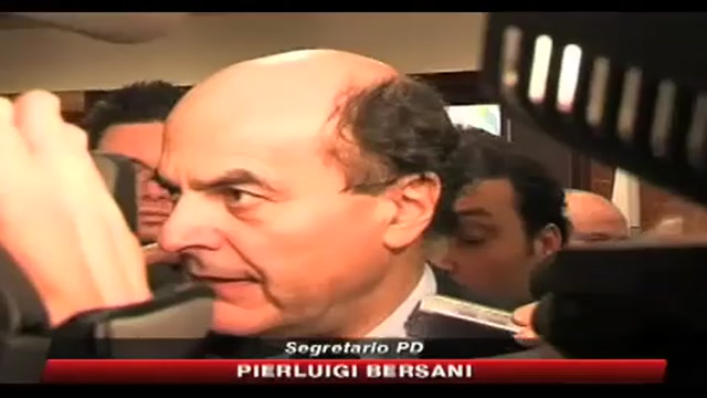 Crisi, Bersani : l'Italia è nei guai, il governo minimizza