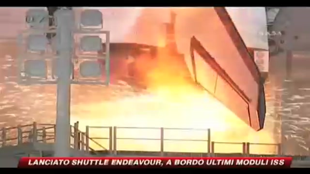 Lanciato Shuttle Endeavour, a bordo ultimi moduli ISS