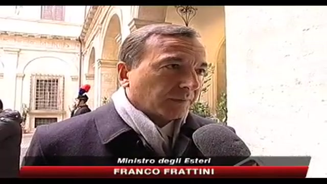 Franco Frattini: le sanzioni sono lo strumento per evitare un'azione armata contro l'Iran