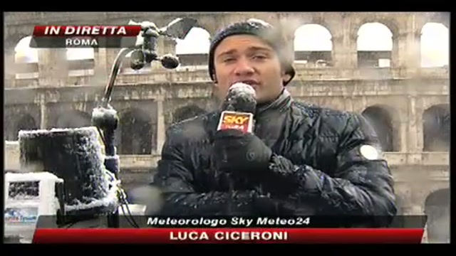 Aggiornamento sulla situazione neve a Roma