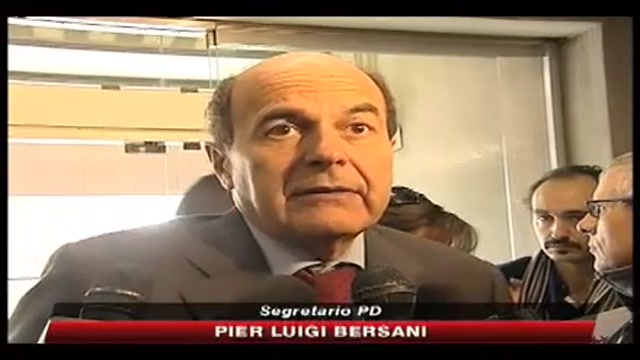 Pier Luigi Bersani sulle dimissioni di Bertolaso