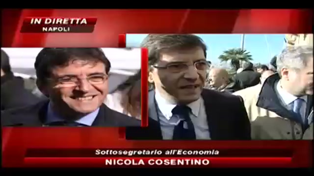 Cosentino:Berlusconi mi ha assicurato che agiremo per cambiare il volto della Campania