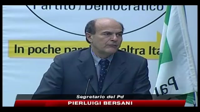 Regionali, Bersani il governo non ha fatto abbastanza per il Paese