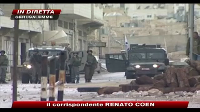 Scontri e tensione a Hebron, in Cisgiordania