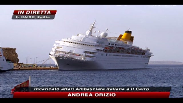 Nave Costa Crociere urta molto a Sharm, ferito lieve un italiano