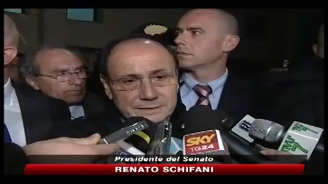 Intervento di Renato Schifani sulla morte di Enzo Fragalà